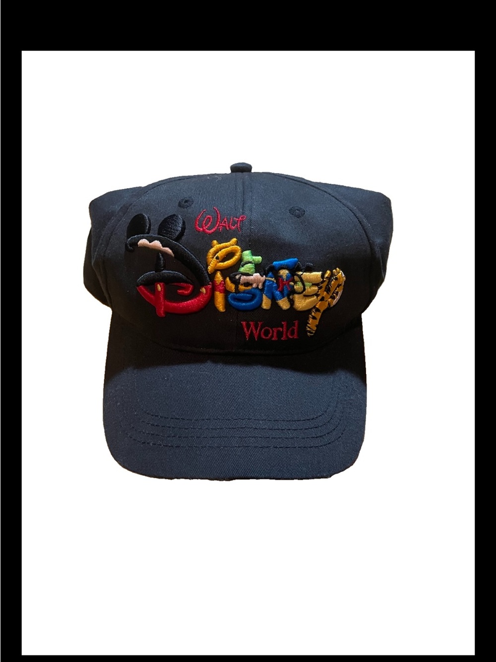 Walt Disney world Embroidered Baseball snapback Cap